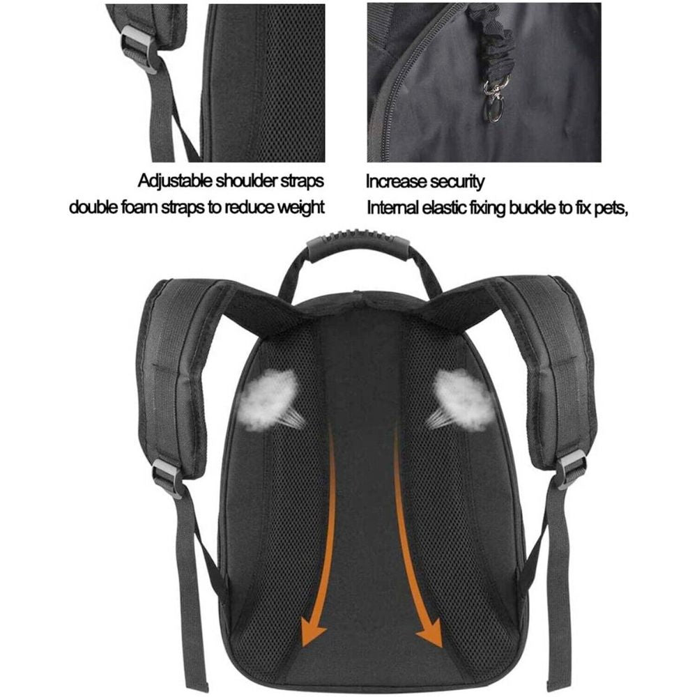 Pet Breathable Traveling Backpack – Adventure Awaits for You and Your Furry Friend!