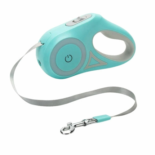 Automatic Retractable LED Dog Leash – Safe & Stylish Night Walks!