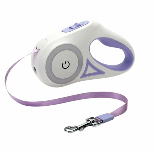 Automatic Retractable LED Dog Leash – Safe & Stylish Night Walks!