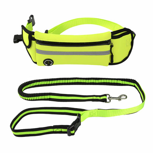 Waterproof Dog Walking Waist Pack with Leash – Hands-Free Convenience!