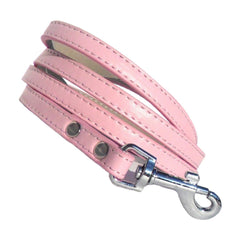 Stylish Imitation Leather Pet Lead – 4ft with Swivel Hook Clasp