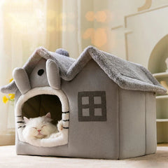 Cozy Plush Pet House – The Perfect Snuggle Spot for Your Pet!