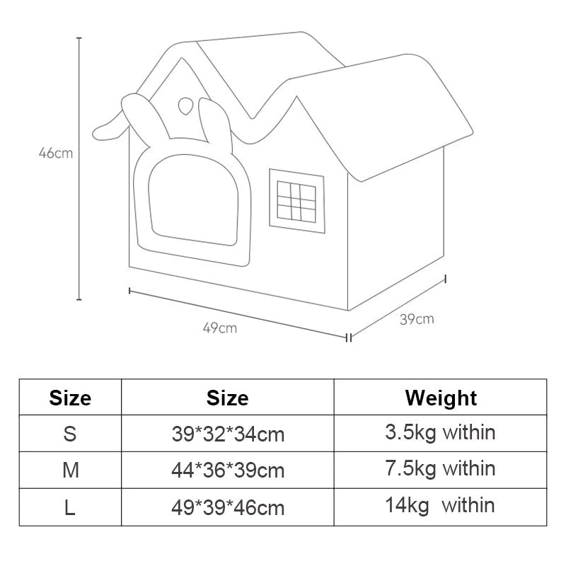 Cozy Plush Pet House – The Perfect Snuggle Spot for Your Pet!