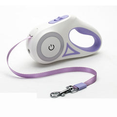 Automatic Retractable LED Dog Leash – Safe & Stylish Night Walks!