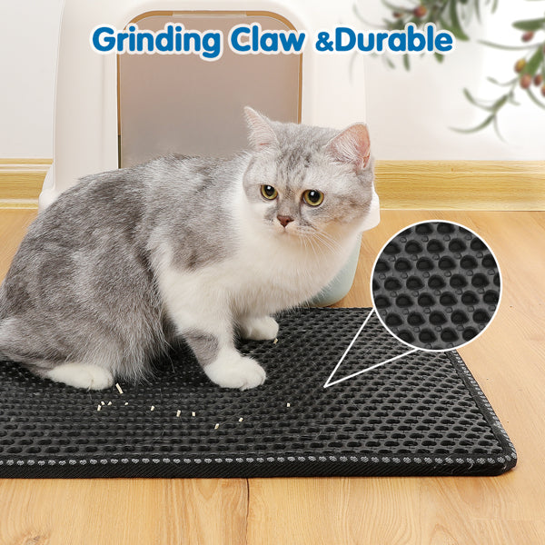 Lots MiLi Cat Litter Trapping Mat - Keep Your Home Clean and Your Cat Happy