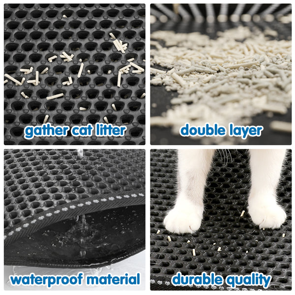 Lots MiLi Cat Litter Trapping Mat - Keep Your Home Clean and Your Cat Happy