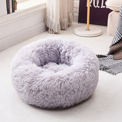 Furry Calming Pet Bed - Soft and Cozy Nest for Your Pet