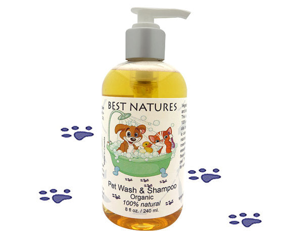 Organic Castile Pet Wash & Shampoo – 100% Natural & Vegan